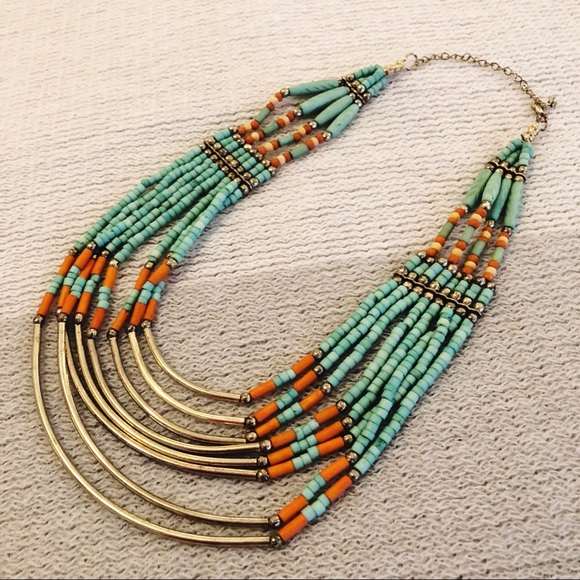 Jewelry - Multi Media Statement Necklace